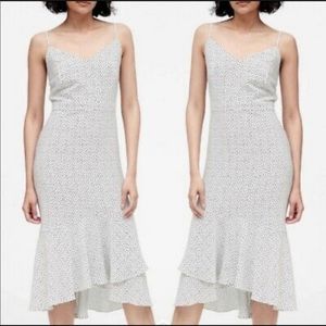NWT banana republic midi sheath flounce dress 4